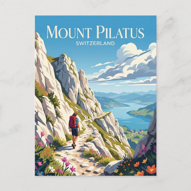 Carte Postale Pilatus Suisse (Devant)