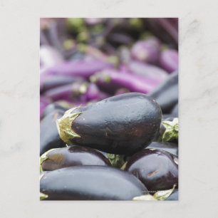 Carte Postale Pile d'aubergine