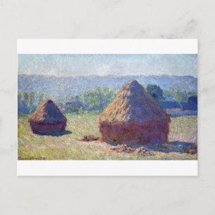 Carte Postale Pile de blé (fin de l'été), Monet