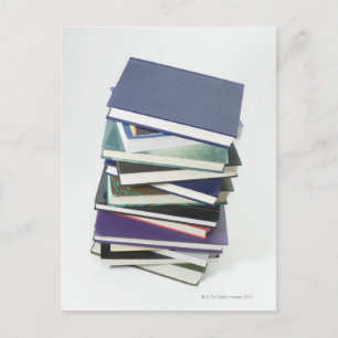 Carte Postale Pile de livres