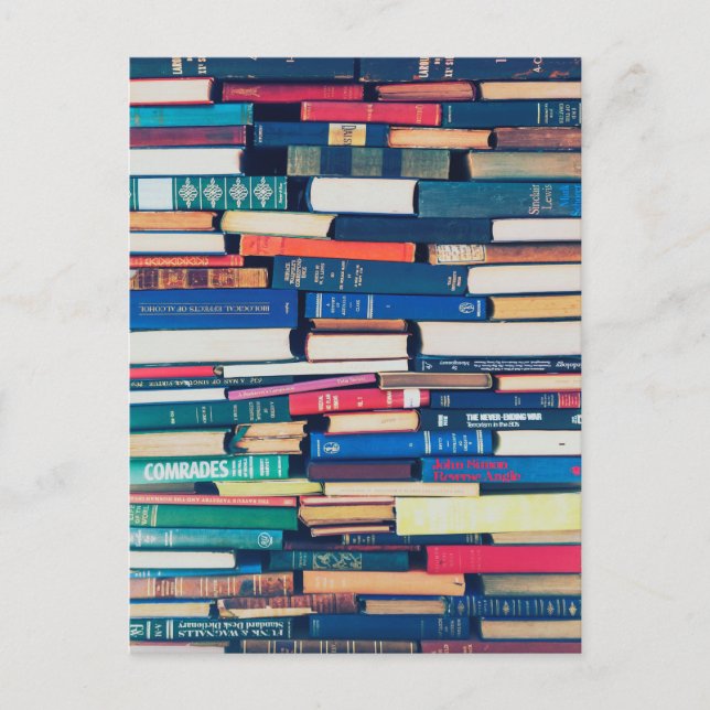 Carte Postale Pile de livres (Devant)