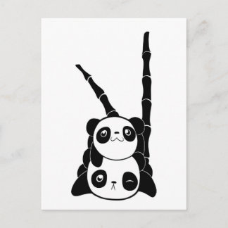 Carte Postale Pile de Pandas Card
