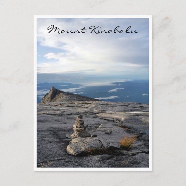 Carte Postale pile de vue kinabalu (Devant)