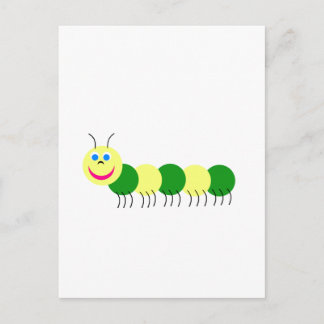 Carte Postale Pilier vert jaune