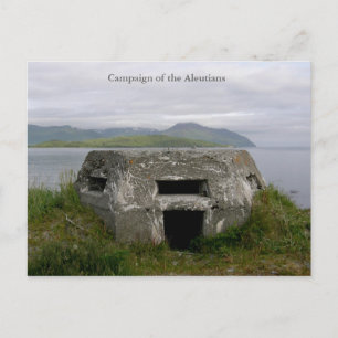 Carte Postale Pillbox 2ème guerre mondiale sur la plage, holland