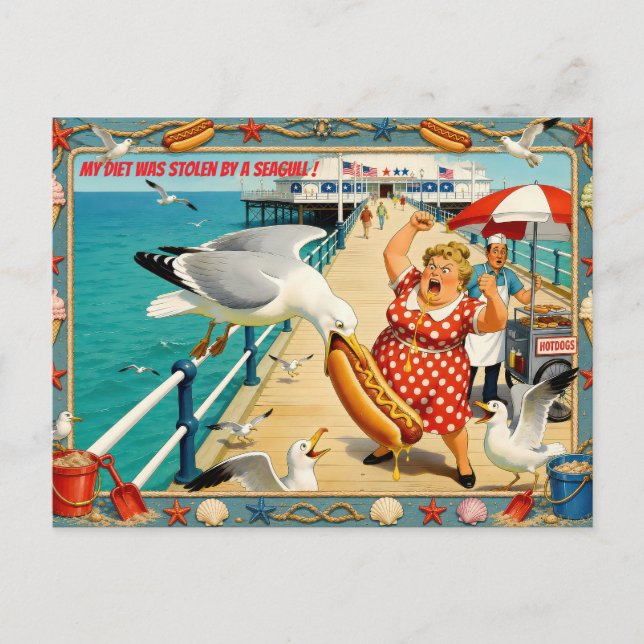 Carte Postale Pillé – Un cours magistral de jeu de volaille (Devant)