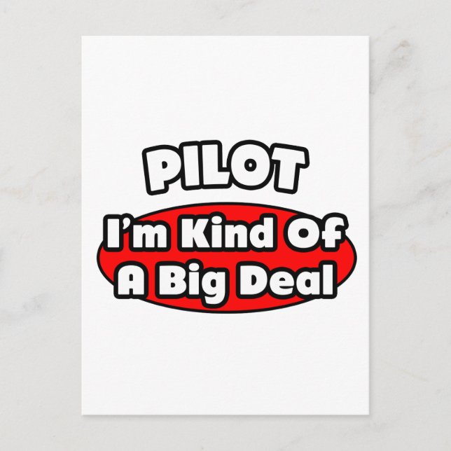 Carte Postale PIlot...Big Deal (Devant)