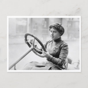 Carte Postale Pilote automobile Joan Newton Cuneo