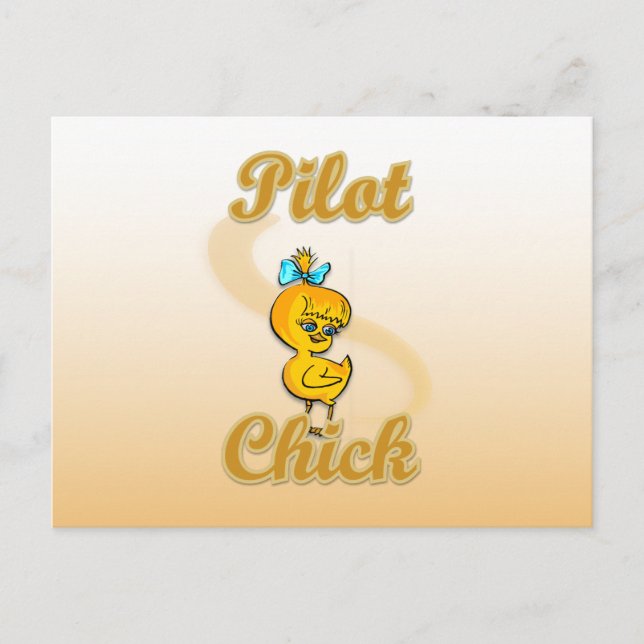 Carte Postale Pilote Chick (Devant)