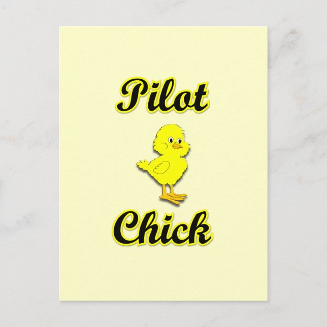 Carte Postale Pilote Chick (Devant)