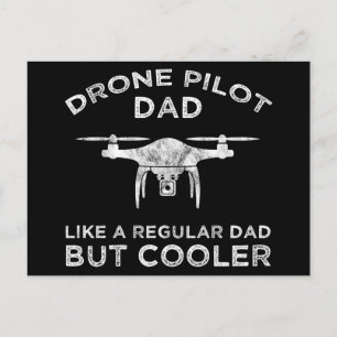 Carte Postale Pilote De Drone Papa - Comme Un Père Régulier Mais
