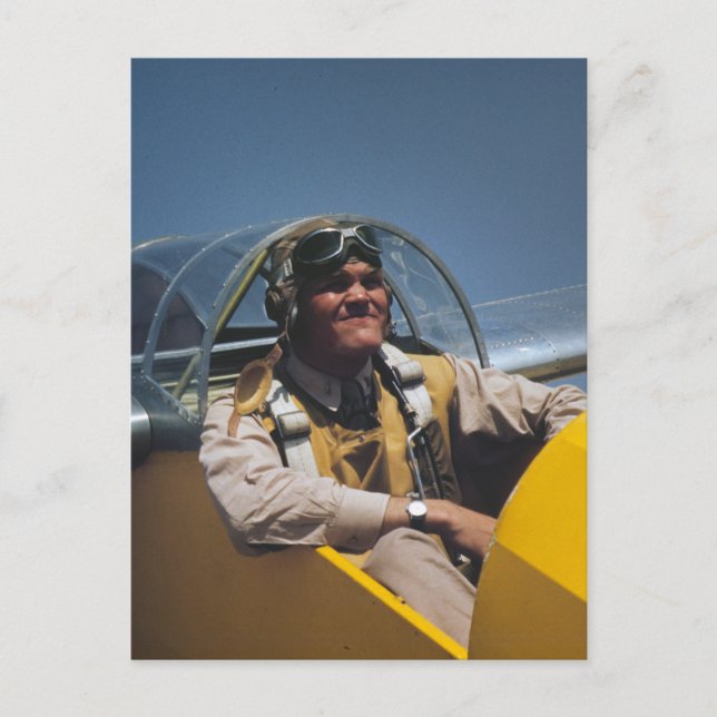 Carte Postale Pilote de planeur, 1942 (Devant)