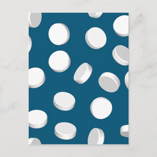 Carte Postale pilules bleues (Devant)