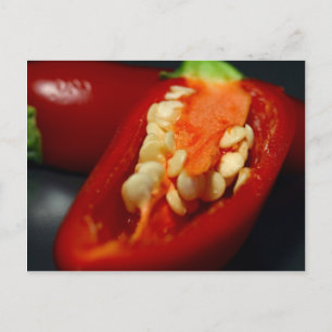 Carte Postale piments, semence morte