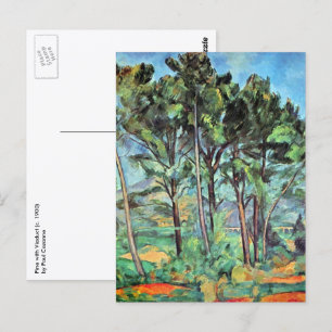 Carte Postale Pin avec Viaduc de Paul Cezanne, Art Vintage