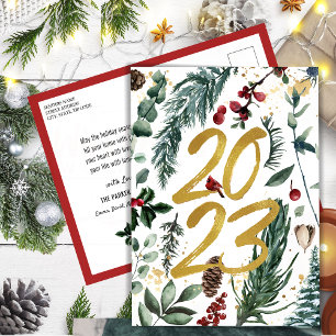 Carte Postale Pin Festif Confetti 2023