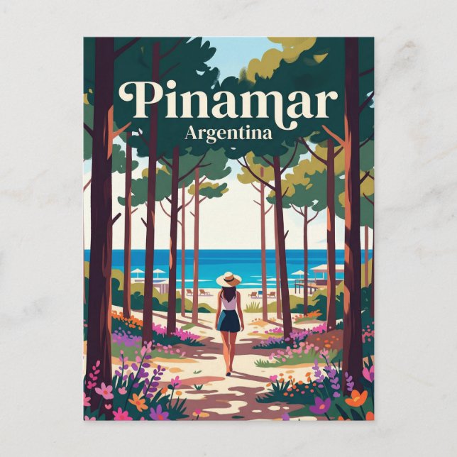 Carte Postale Pinamar Argentine (Devant)
