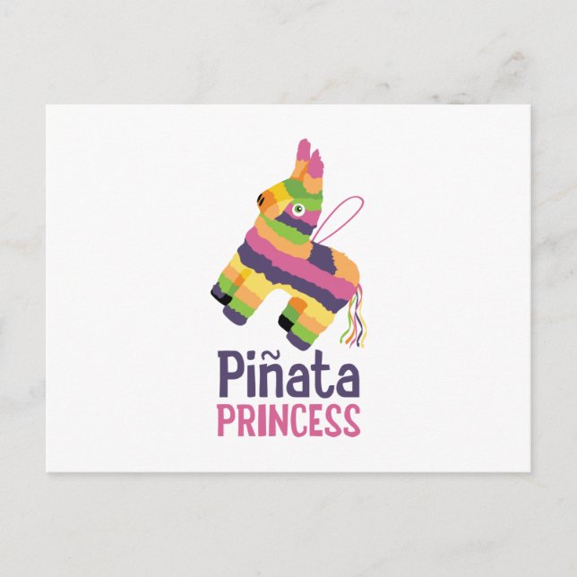 Carte Postale Pinata Princess (Devant)