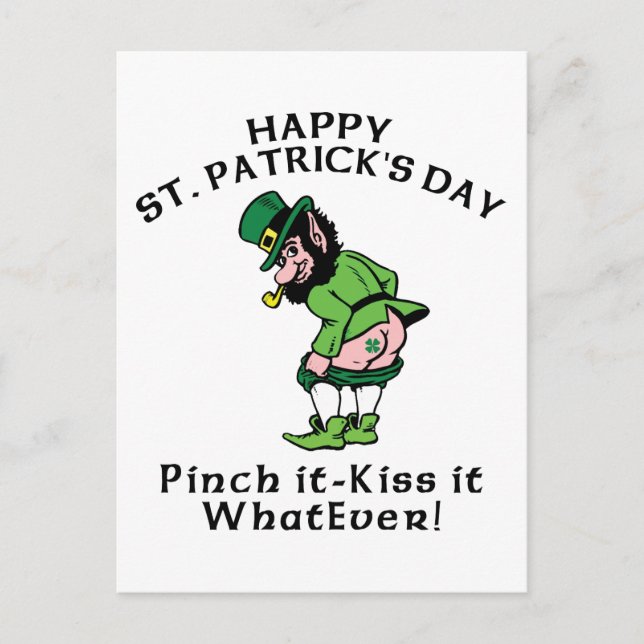 Carte Postale Pincer It Happy St Patrick's Day (Devant)