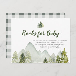 Carte Postale Pine Tree Rustic Adventure Livres pour Baby Postca