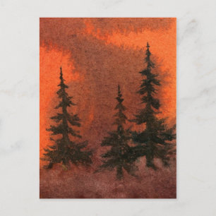 Carte postale "Pines in the Mist"