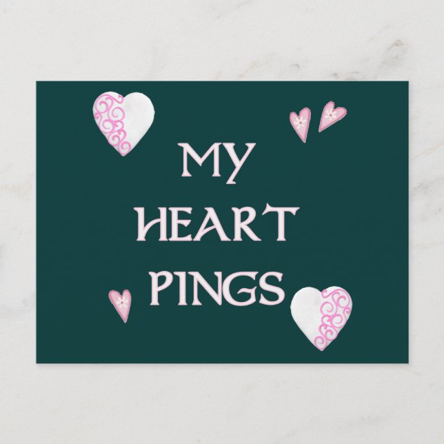Carte Postale Ping Ping Pings Heart (Devant)