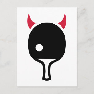 Carte Postale Ping Pong ping-pong Devil