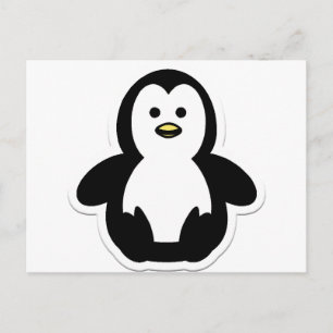 Carte Postale pingouin