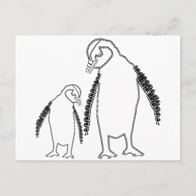 Carte Postale Pingouin (Devant)
