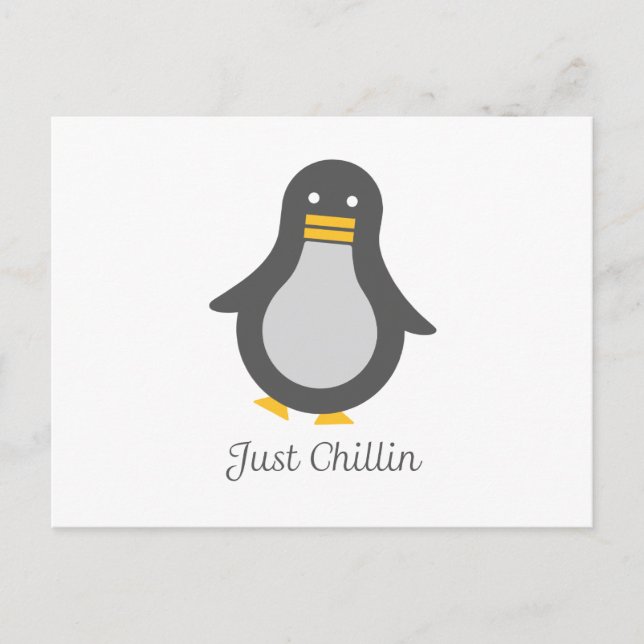 Carte Postale Pingouin d'Asv (Devant)