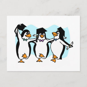 Carte Postale Pingouins mignons de la production de caricatures