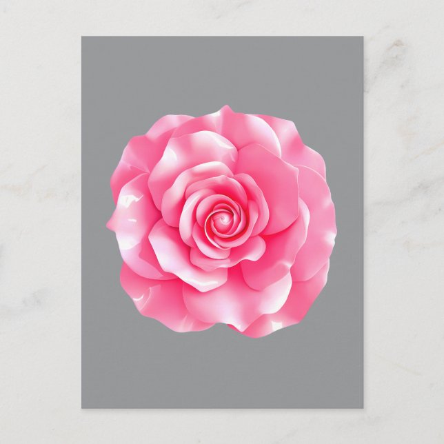 Carte Postale Pink Camellia Bloom (Devant)