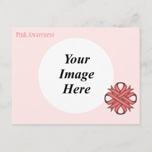 Carte Postale Pink Clover Ribbon