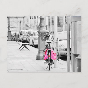 Carte Postale Pink Fahrrad