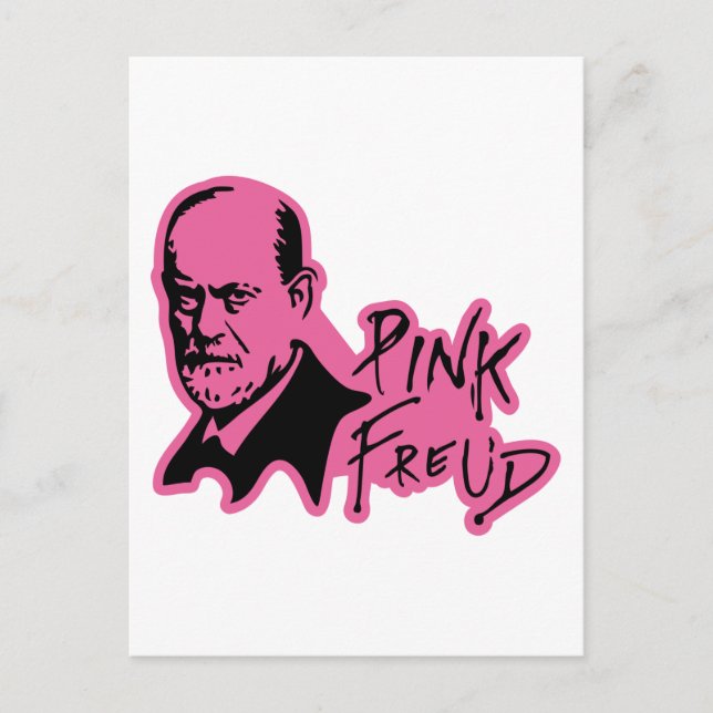 Carte Postale PINK FREUD Psychoanalyse Sound Edition (Devant)