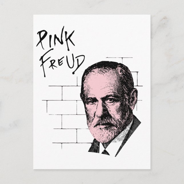 Carte Postale Pink Freud Sigmund Freud (Devant)