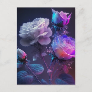 Carte Postale Pink Fuchsia Soft Focus Spectrum Roses