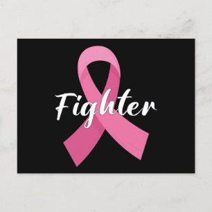 Carte Postale Pink Ribbon Cancer Sensibilisation Lutte contre le