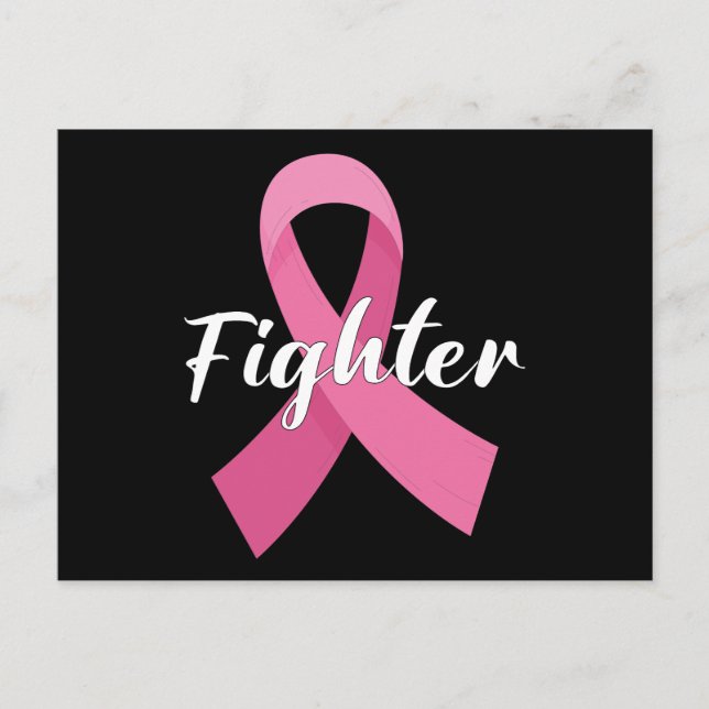 Carte Postale Pink Ribbon Cancer Sensibilisation Lutte contre le (Devant)