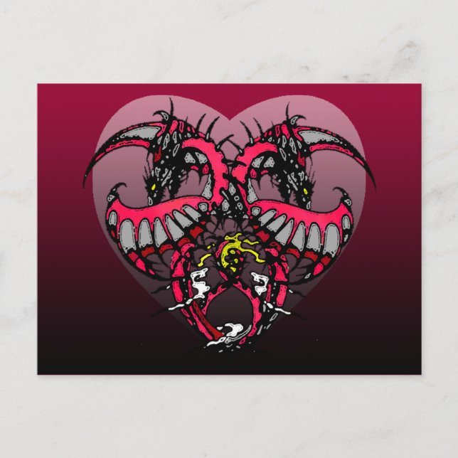 Carte Postale Pink Smoke Dragonheart (Devant)