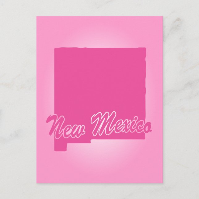 Carte postale Pink State Nouveau Mexique (Devant)