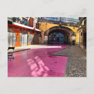 Carte Postale Pink Street, Lisbonne, Portugal