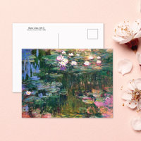 Pink Water Lilies (1917) Claude Monet