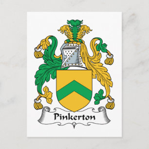 Carte Postale Pinkerton Family Crest