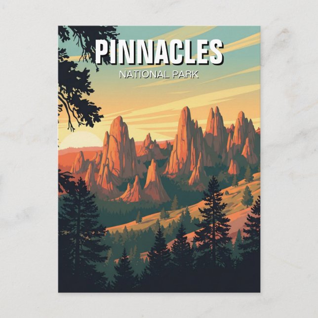 Carte Postale Pinnacles National Park California Travel (Devant)