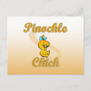 Carte Postale Pinochle Chick