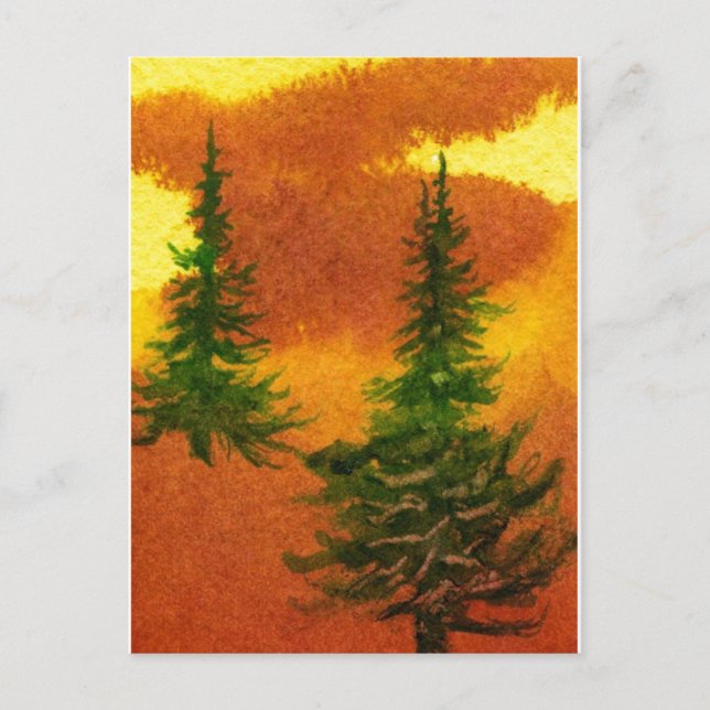 Carte postale "Pins dans la fosse #2" (Devant)
