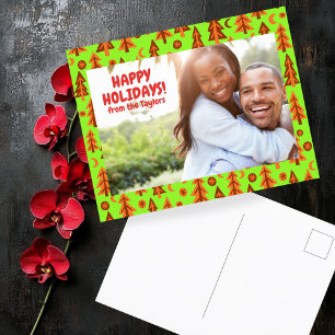 Carte Postale Pins de forêt La Lune Étoiles sur mesure