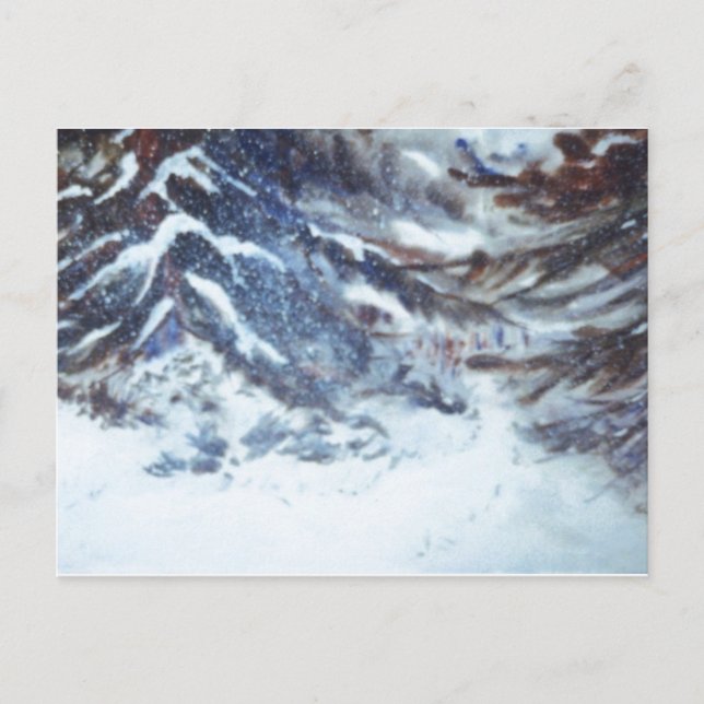 Carte postale "Pins d'hiver #1" (Devant)