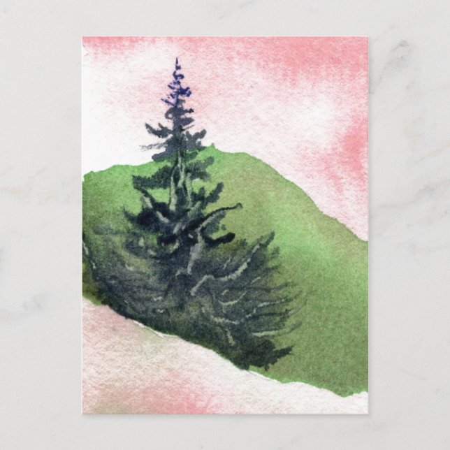 Carte postale "Pins simples" (Devant)